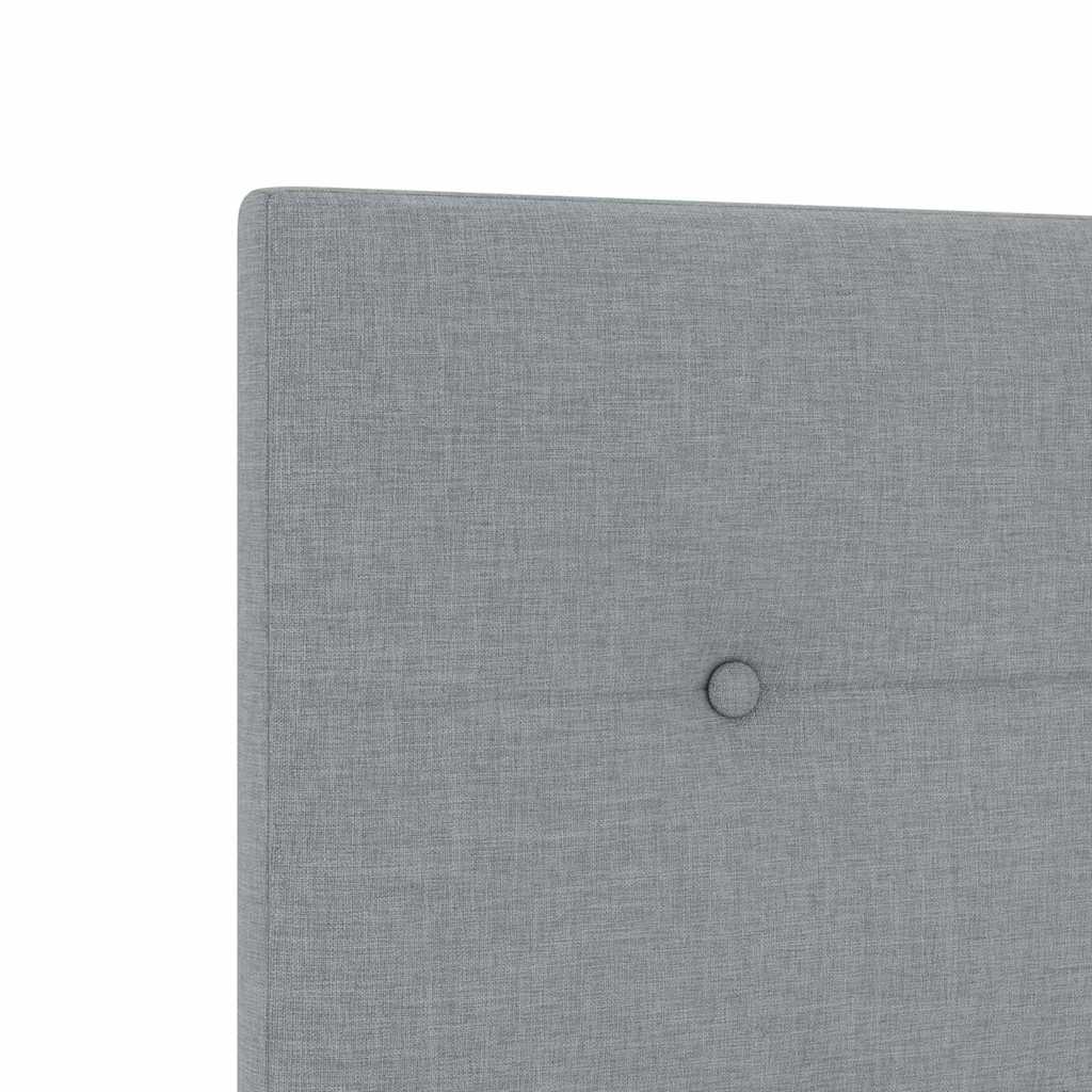 Headboard Height Adjustable Manual Light grey 100 cm Fabric